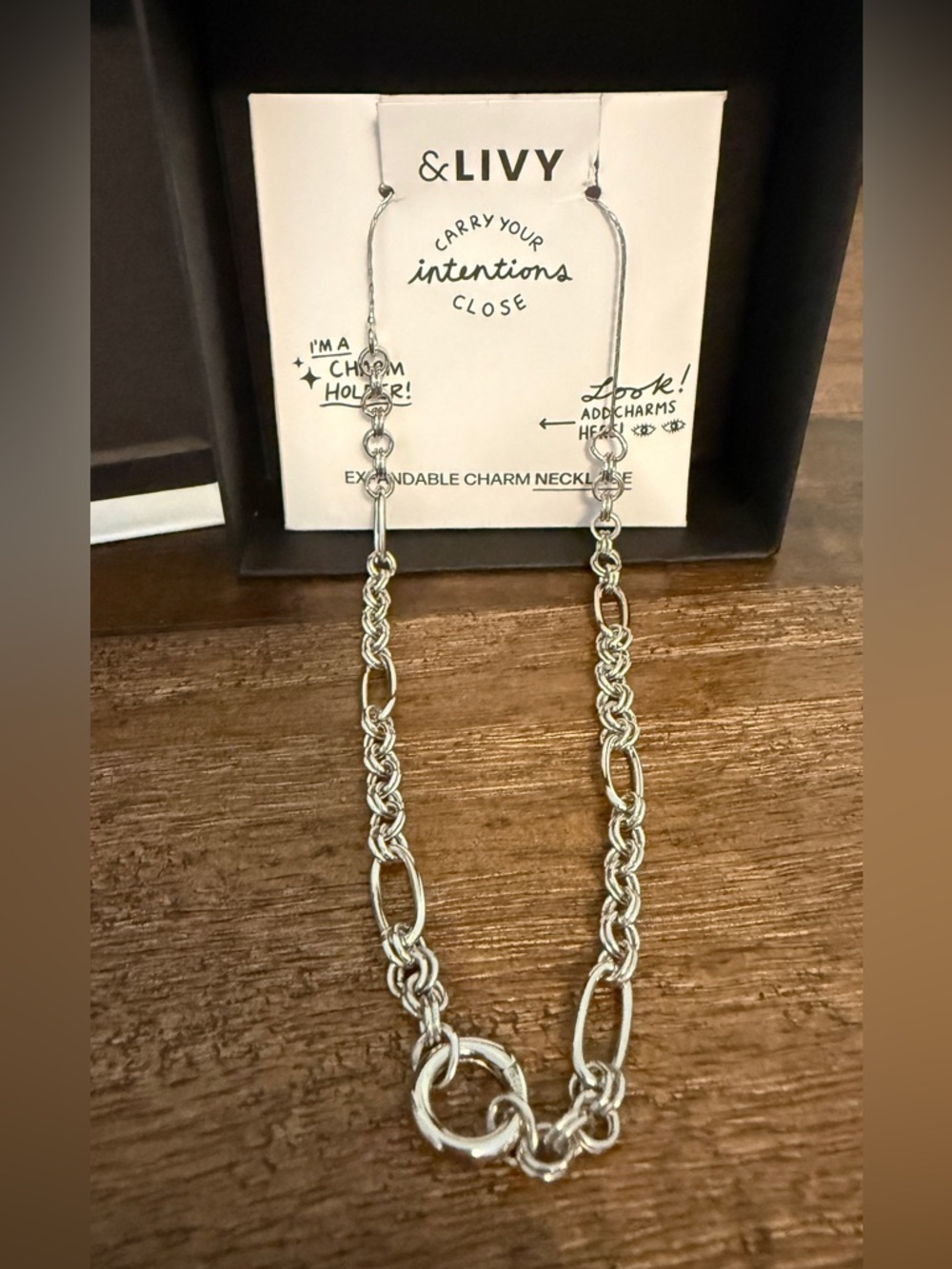 &Livy Fancy Round-Oval Intention Chain